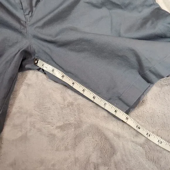 Lululemon Commission Shorts Mens 34 Classic Fit Blue 9” Warpstreme Chinos Golf - Picture 7 of 10